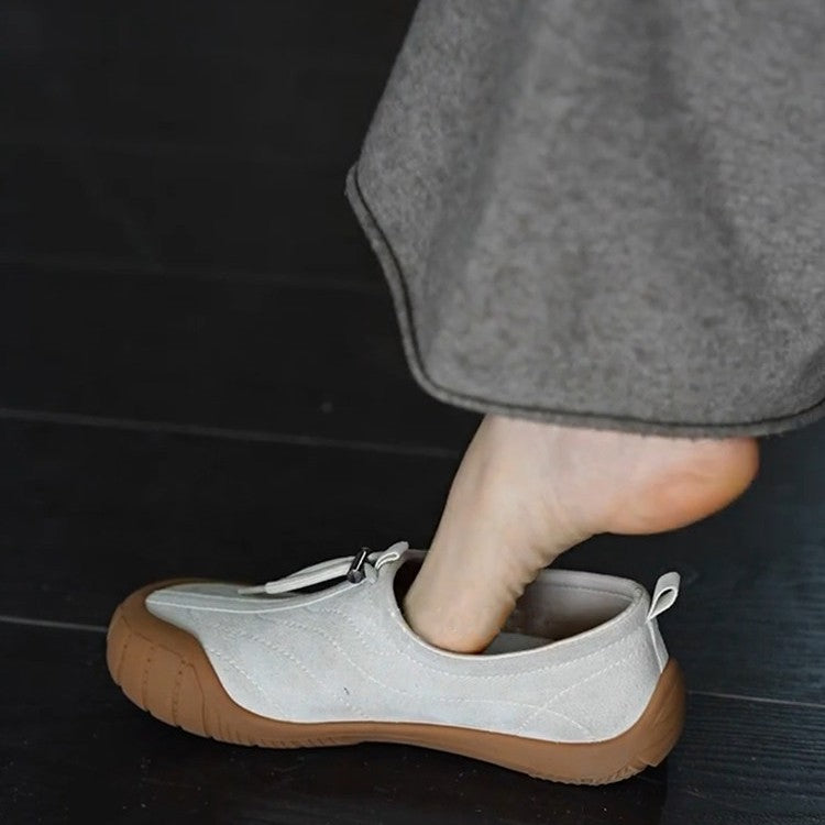 Damen sportliche Freizeitschuhe mit elastischem Verschluss R&B