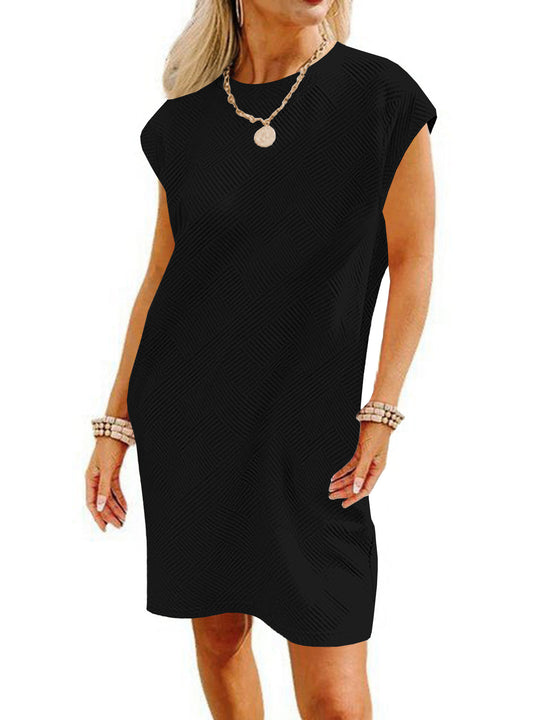 Damen Lockeres Sommerkleid mit strukturiertem Design und schickem Schnitt R&B