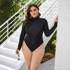 Damen Modischer Langarmbody R&B