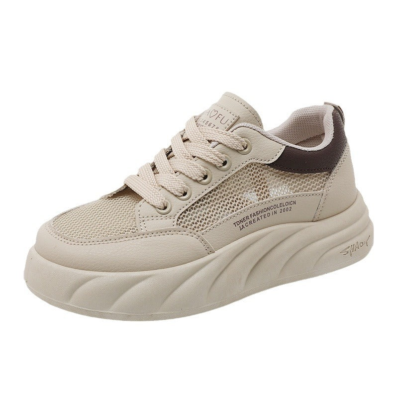 Damen sportliche Sneakers mit leichtem Mesh-Obermaterial und dämpfender Sohle R&B