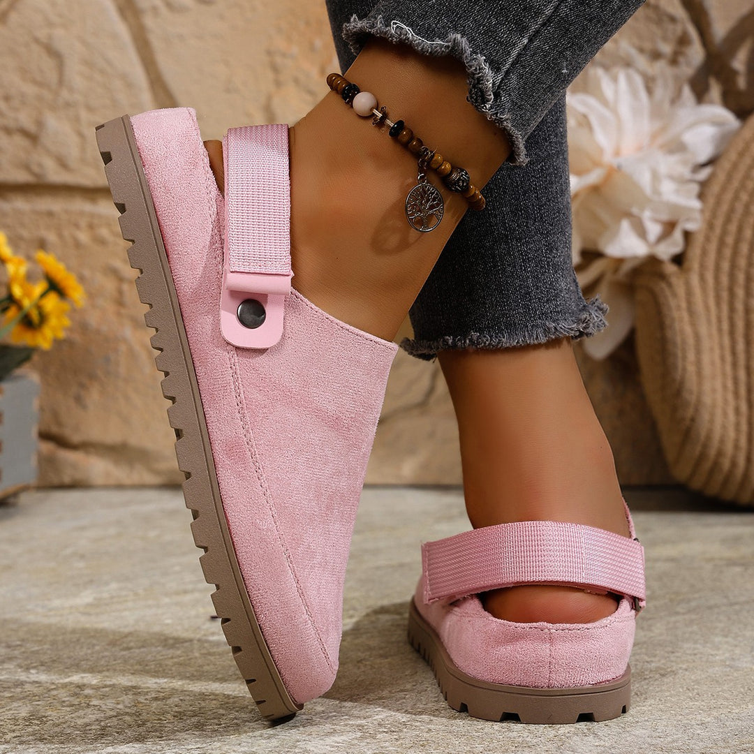 Damen Clogs mit verstellbarem Riemen und weichem Innenfutter R&B