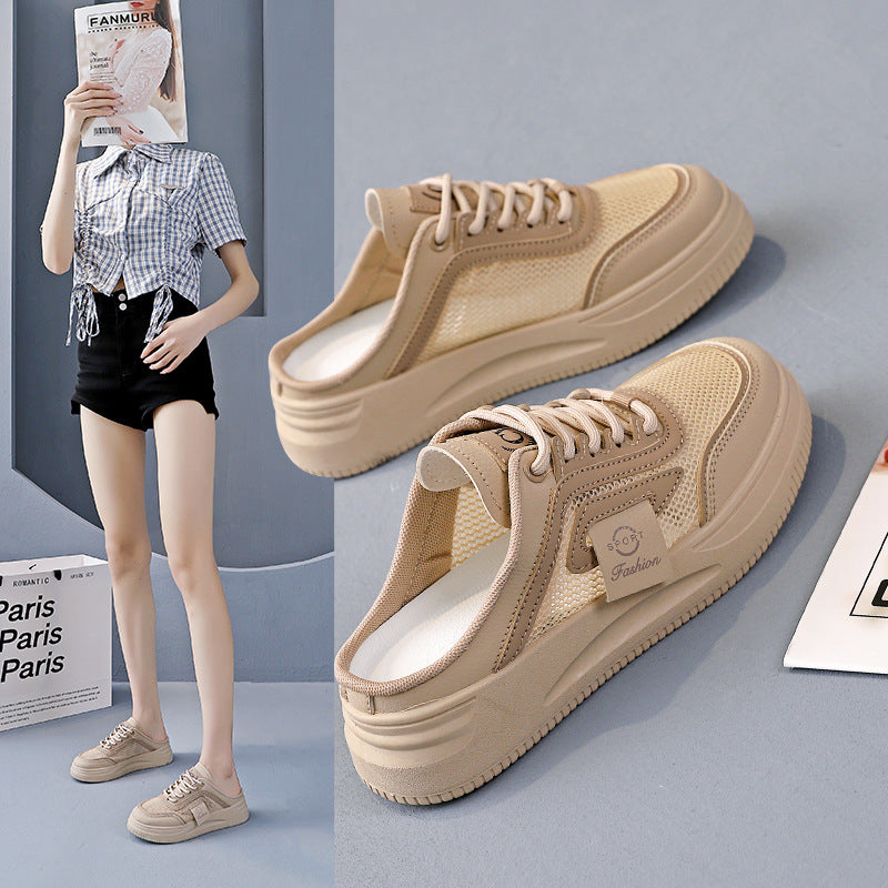 Damen Freizeitsneaker mit atmungsaktivem Mesh-Obermaterial und elegantem Design R&B