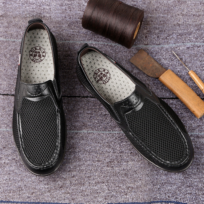 Damen atmungsaktive Slip-On Freizeitschuhe mit rutschfester Sohle