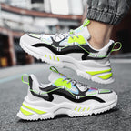 Damen Sportliche Streetwear-Sneaker mit gepolsterter Sohle und atmungsaktiver Struktur R&B