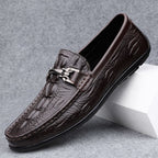 Herren Elegante Mokassins aus hochwertigem Leder mit modischem Detail R&B