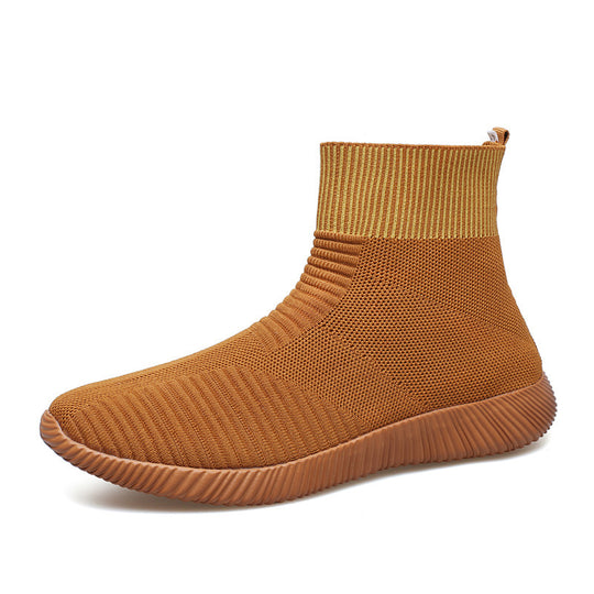Damen High-Performance Stricksocken Sneakers R&B
