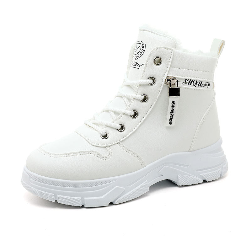 Damen High-Top Winterstiefel mit Warmfutter und rutschfester Sohle R&B
