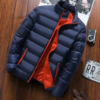 Herren nan gesteppte Thermojacke mit hohem Stehkragen und wasserabweisender Außenhülle R&B