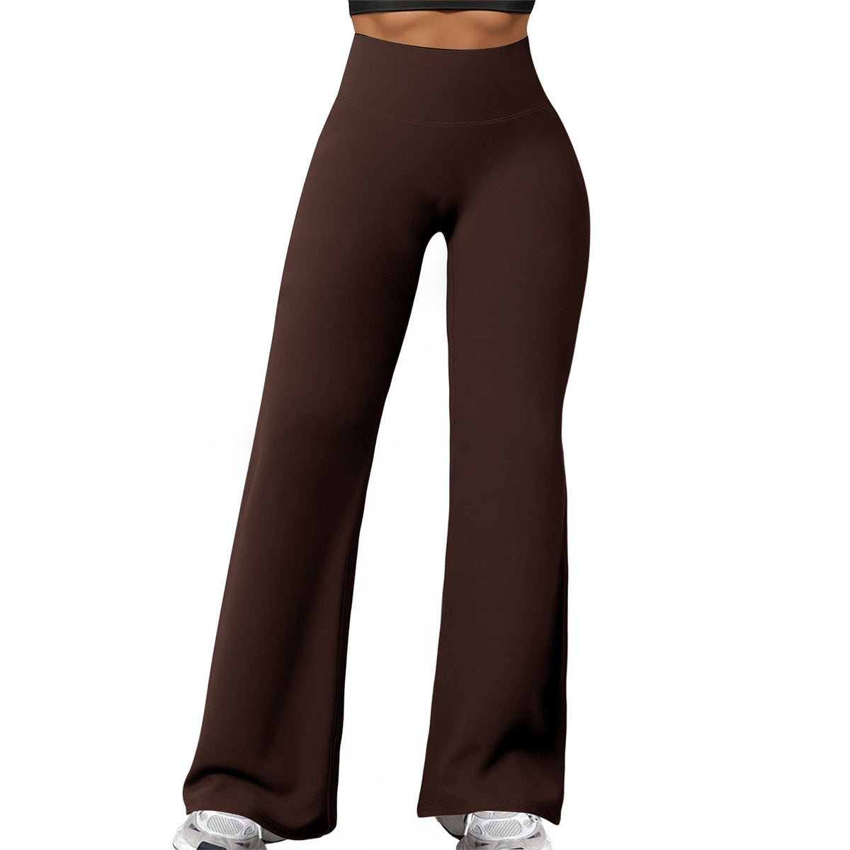 Damen Hochgeschnittene weite Sporthose R&B