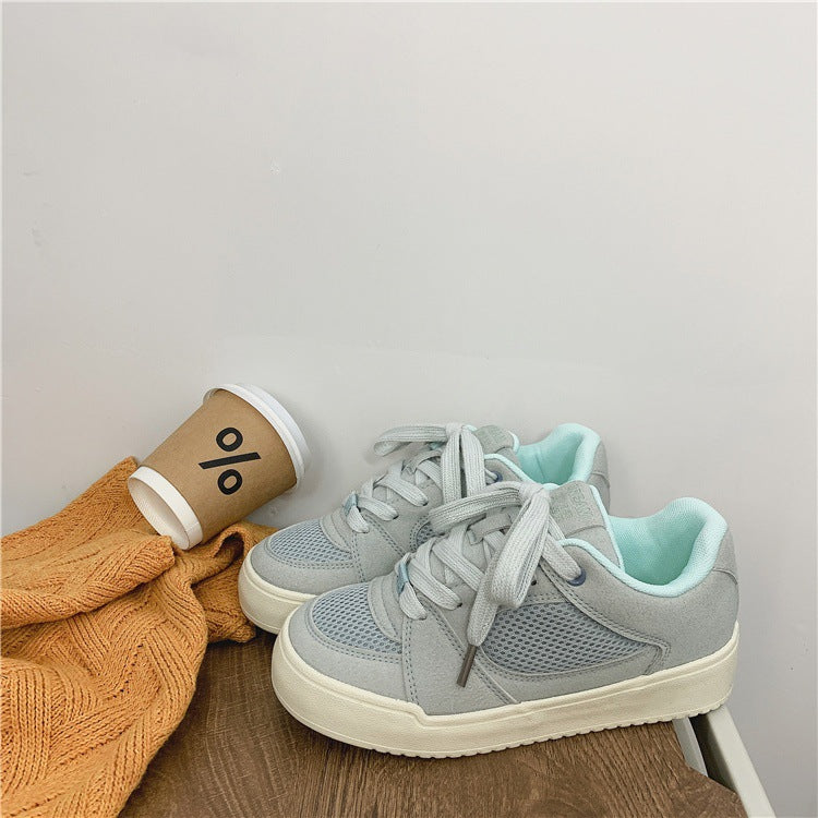 Damen Sneakers im minimalistischen Design mit atmungsaktivem Obermaterial und dämpfender Sohle R&B