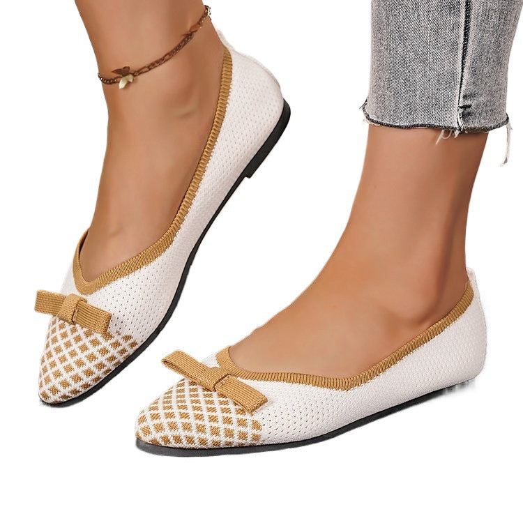 Damen Atmungsaktive und modische Slip-On Ballerinas R&B