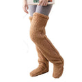Damen Kuschelige Overknee-Socken aus weichem Fleece R&B