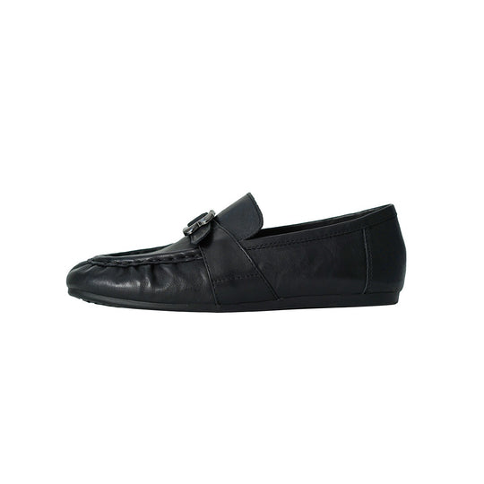 Damen Mokassins aus weichem Wildleder mit dekorativer Schnalle und bequemer Innensohle R&B