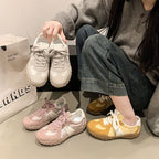 Damen Sportliche Sneaker mit atmungsaktiver Oberfläche und rutschfester Gummisohle R&B