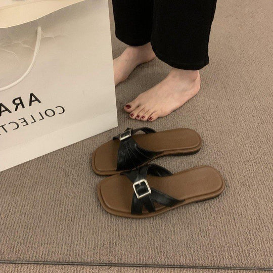 Damen modische Sandalen mit verstellbarem Riemen und ergonomischer Fußbettgestaltung R&B