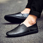 Damen Mokassins im klassischen Design aus hochwertigem Leder R&B