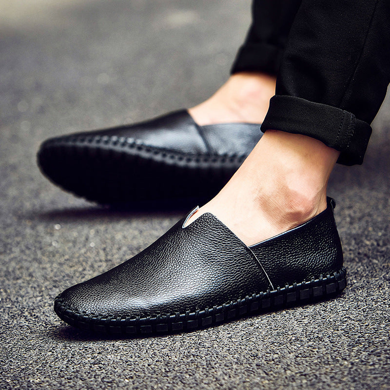 Damen Mokassins im klassischen Design aus hochwertigem Leder R&B