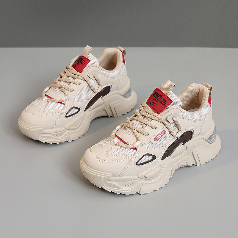Damen Sportliche Chunky Sneaker mit atmungsaktiver Mesh-Oberfläche und dämpfendem Profil R&B