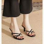 Damen Slingback Sandaletten mit elegantem Riemendesign und bequemer Absatzhöhe R&B