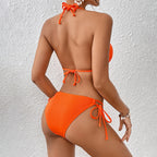Damen Triangel-Bikini mit kunstvollen Perlendetails R&B