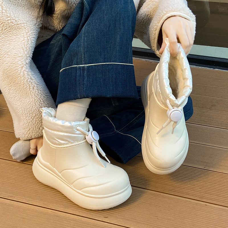 Damen modische Winterstiefel mit dämpfendem Innenfutter und wasserabweisender Oberfläche R&B