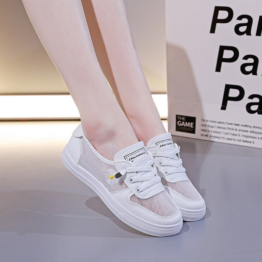Damen Luftige Mesh-Sneaker mit elastischem Schnürsystem R&B