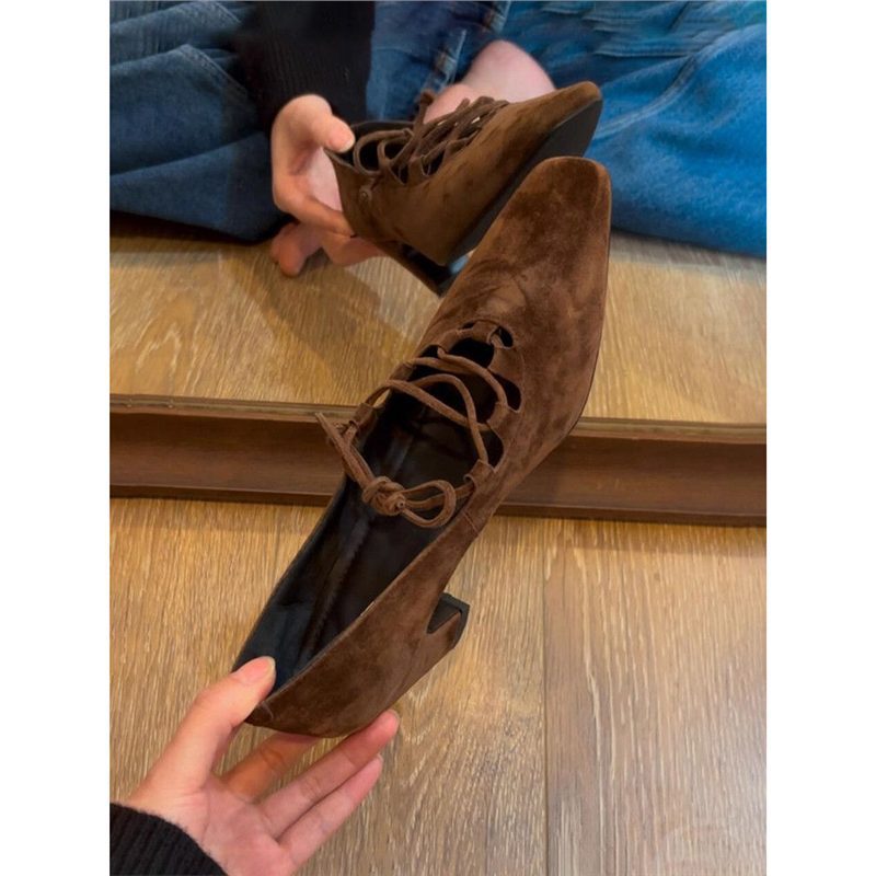 Damen modische Schnürschuhe mit offenem Design R&B