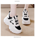 Damen modische Chunky Sneakers mit atmungsaktiver Mesh-Oberfläche und bequemem Fußbett R&B