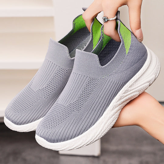 Damen Leichte und atmungsaktive Slip-On Sneakers mit flexibler Sohle R&B
