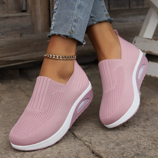 Damen Atmungsaktive Slip-On Sneakers mit erhöhtem Komfort R&B