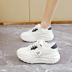 Damen Sportliche Sneakers mit dicker Gummisohle und atmungsaktivem Obermaterial R&B