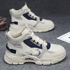 Damen Sportliche High-Top Sneakers mit stoßdämpfender Sohle