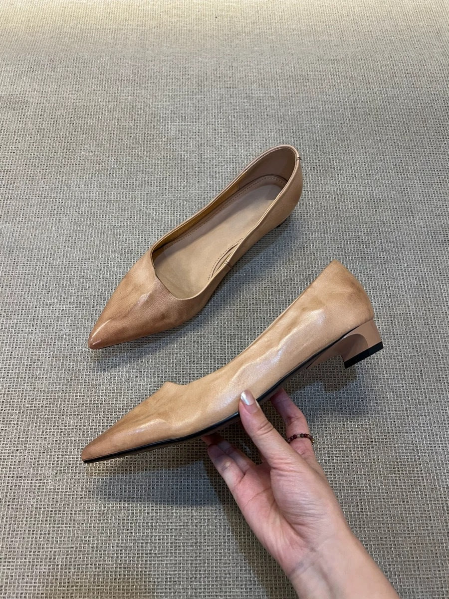 Damen Elegante Ballerinas mit spitzem Design und bequemer Innensohle R&B