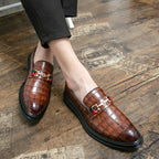 Herren Elegante Loafers aus hochwertigem Leder mit modischen Details R&B