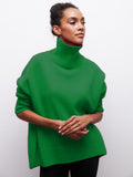Damen Oversized Rollkragenpullover aus weichem Strick R&B