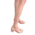 Damen elegante Blockabsatz-Schuhe mit modischer Schnalle R&B