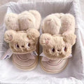 Damen Flauschige Hausschuhe mit niedlichem Tierdesign R&B