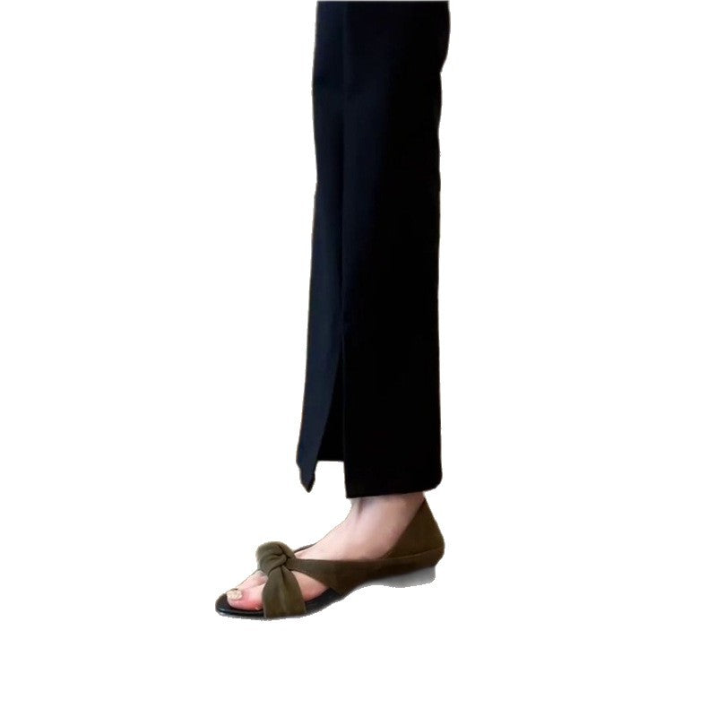 Damen elegante Slipper mit Knottedetail