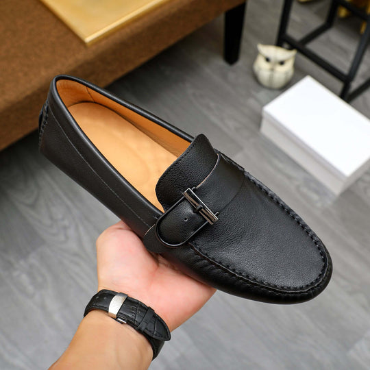 Damen Mokassins mit eleganter Schnallen-Applikation R&B