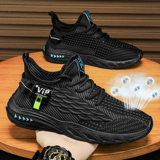 Damen Sportliche Mesh-Laufschuhe mit atmungsaktiver Oberflächenstruktur R&B