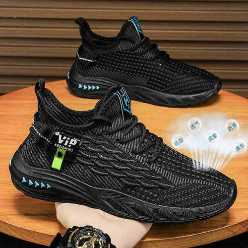 Damen Sportliche Mesh-Laufschuhe mit atmungsaktiver Oberflächenstruktur R&B