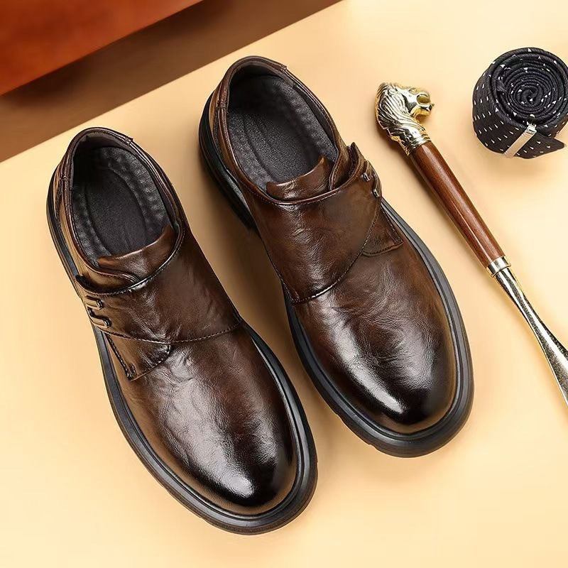 Herren Schnürschuhe mit hoher Tragekomfort und eleganter Lederoptik