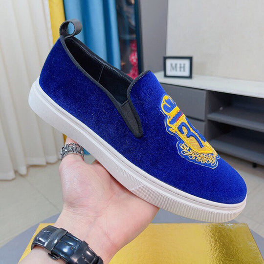 Damen Slip-On Sneakers mit modischem Zierdetail und gepolsterter Sohle R&B