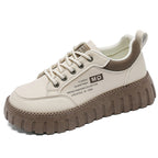 Damen Plattform Sneakers mit modischer Gummi-Laufsohle und atmungsaktivem Obermaterial R&B