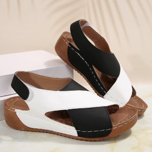 Damen Komfortable Riemensandalen mit elegantem Kreuzbanddesign R&B