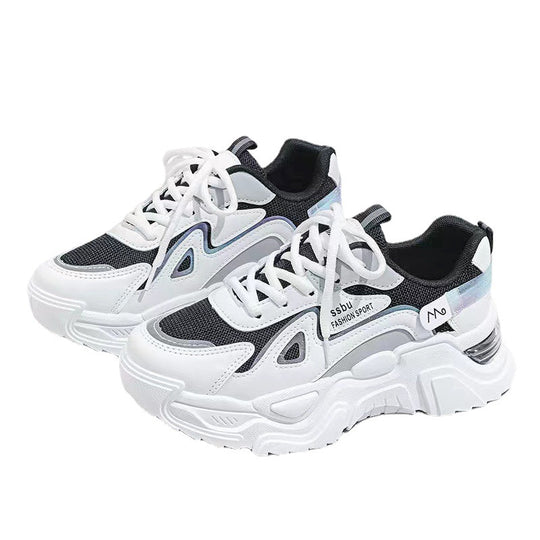 Damen trendige Sneakers mit innovativer Dämpfung und atmungsaktiver Mesh-Oberfläche R&B