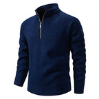 Herren Pulli mit modernem Reißverschluss und Raglanärmeln R&B