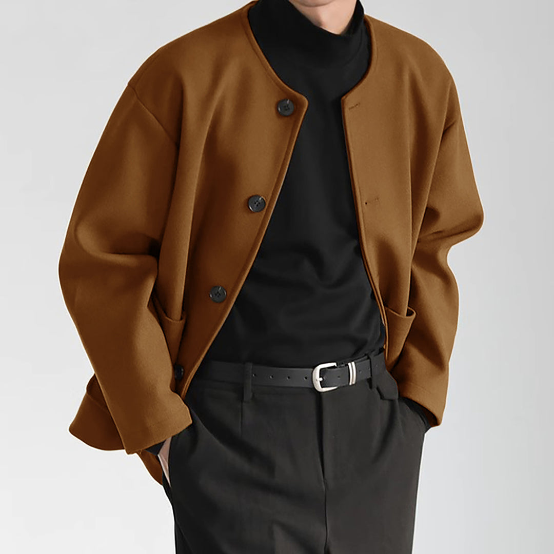 Damen Übergangsjacke mit praktischen Taschen und Knopfverschluss R&B