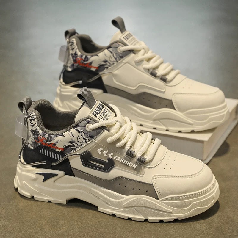 Damen chunky Sneakers mit stabiler Sohle und atmungsaktivem Obermaterial R&B