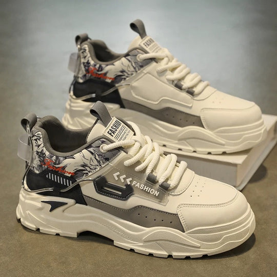 Damen chunky Sneakers mit stabiler Sohle und atmungsaktivem Obermaterial R&B